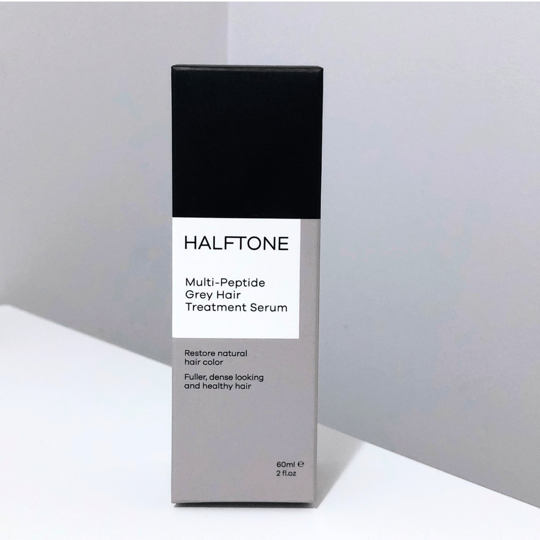 Anti-Grey Serum and Hair Growth Serum - Melanin & Density Stimuli Serum For Alopecia Repigment, Front Packaging Box